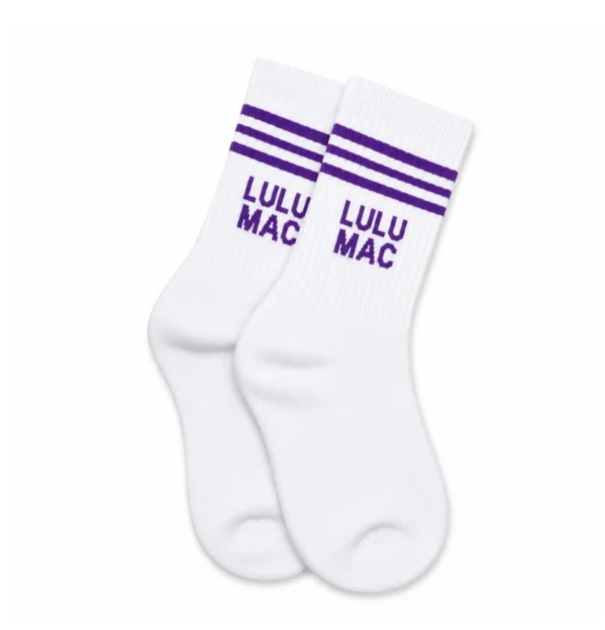 Lulu Mac Socks Single Pair Purple