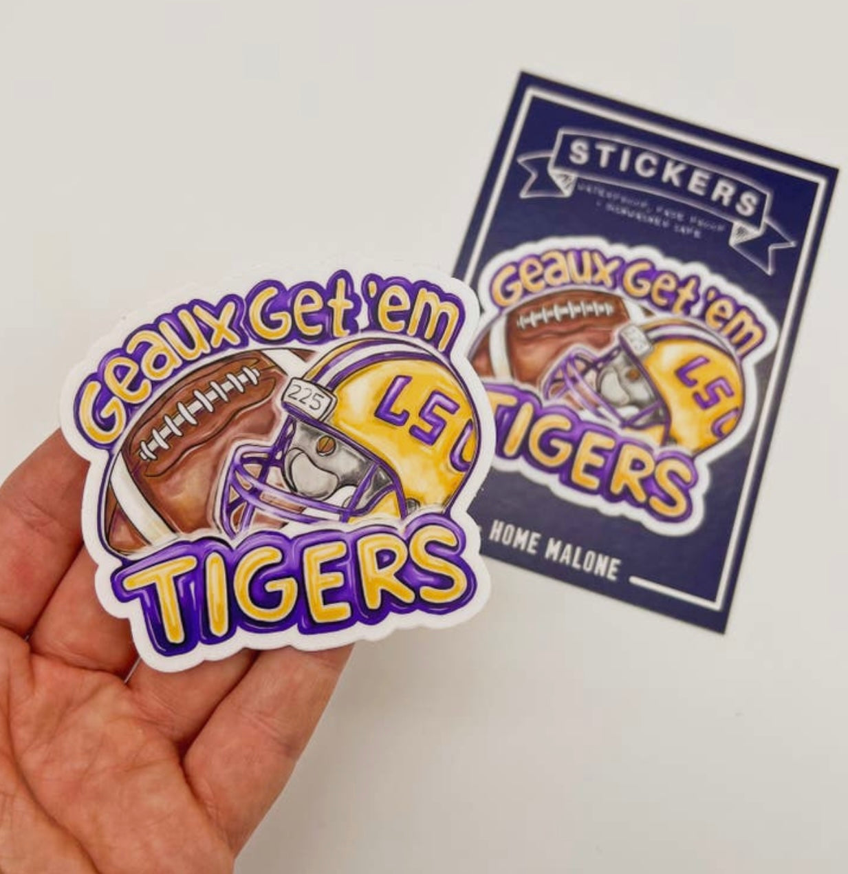 Geaux Get Em Tigers Sticker