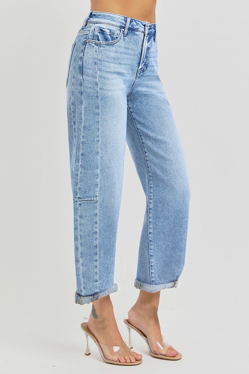 Sunday 33 High Rise Barrel Jeans