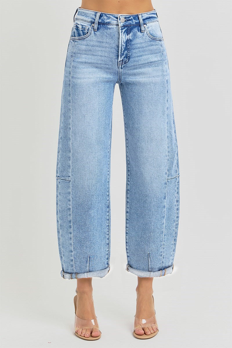 Sunday 33 High Rise Barrel Jeans