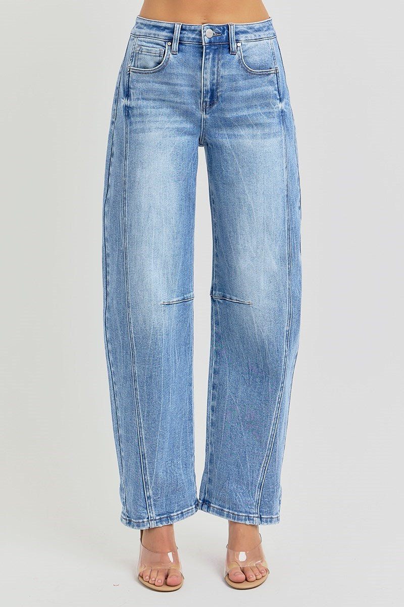 Sunday 01 High Rise Boyfriend Barrel Jeans