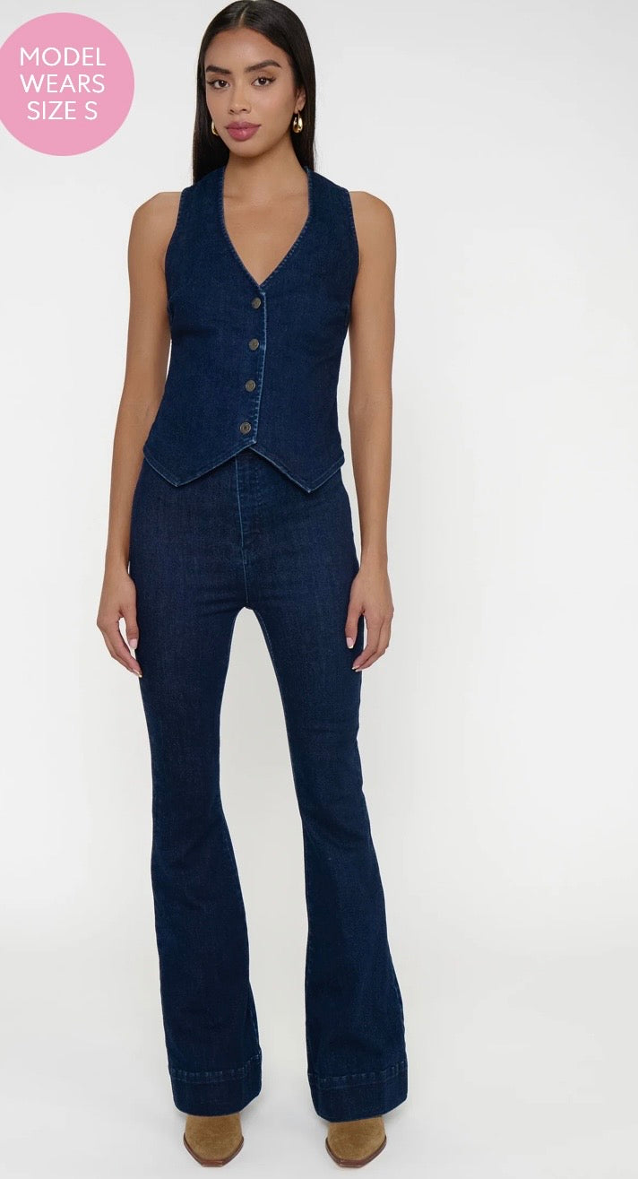 Portland Jumpsuit-Dark Ridge Blue