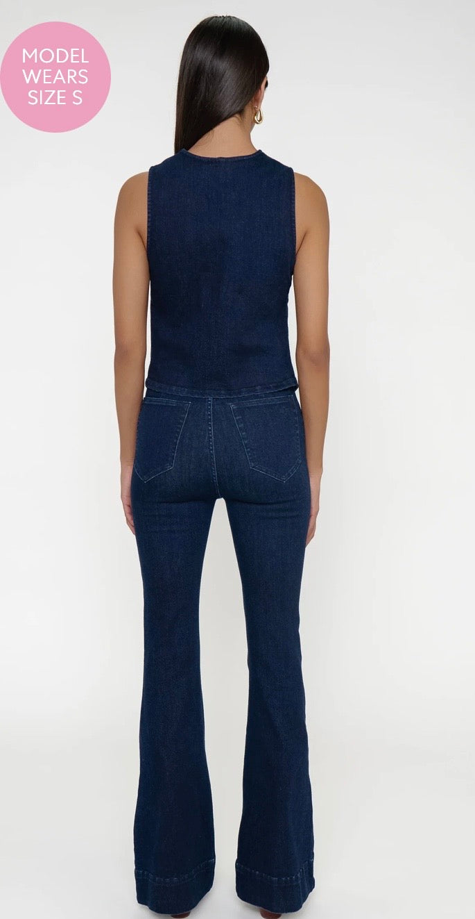 Portland Jumpsuit-Dark Ridge Blue