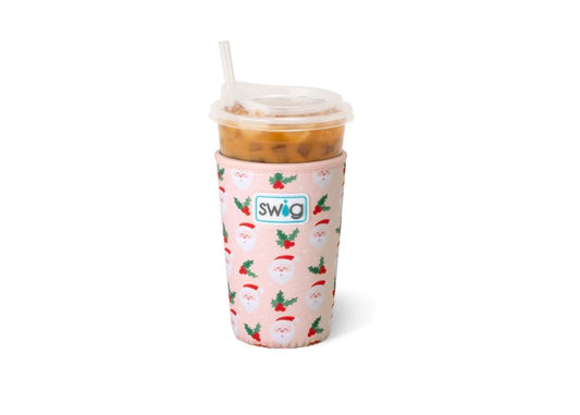 Holly Jolly Iced Cup Coolie (Medium)