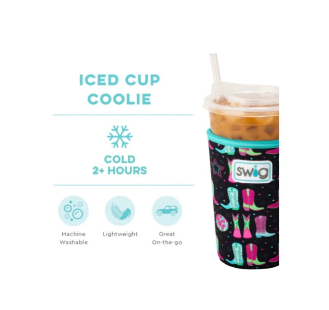 Disco Cowgirl Iced Cup Coolie (Medium)