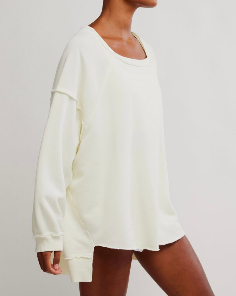 One To Beat Pullover Ivory