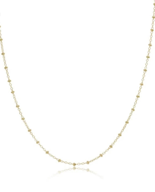 15” Choker Simplicity Chain Gold - Classic 2MM Gold