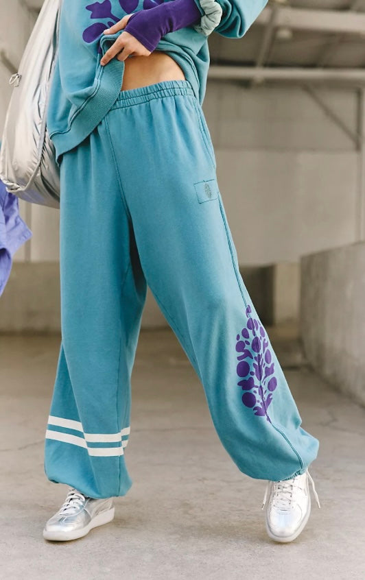 All Star Pant Logo Midnight Jade