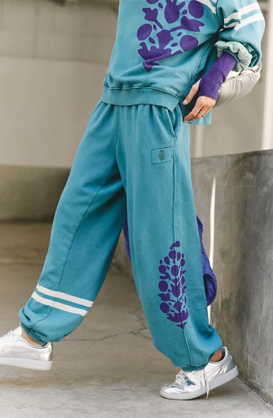 All Star Pant Logo Midnight Jade