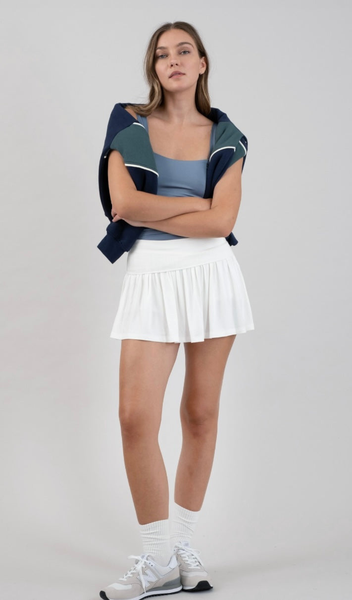 Take Me To Play Tennis White Skirt