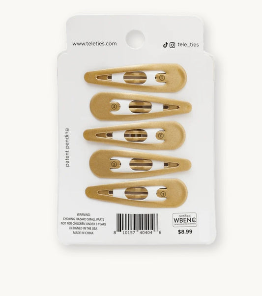 Gold Snap Clip (6 ct)