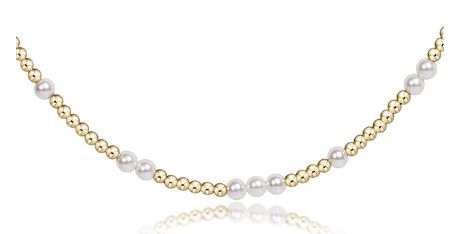 15" Choker Hope Unwritten - 3mm Pearl