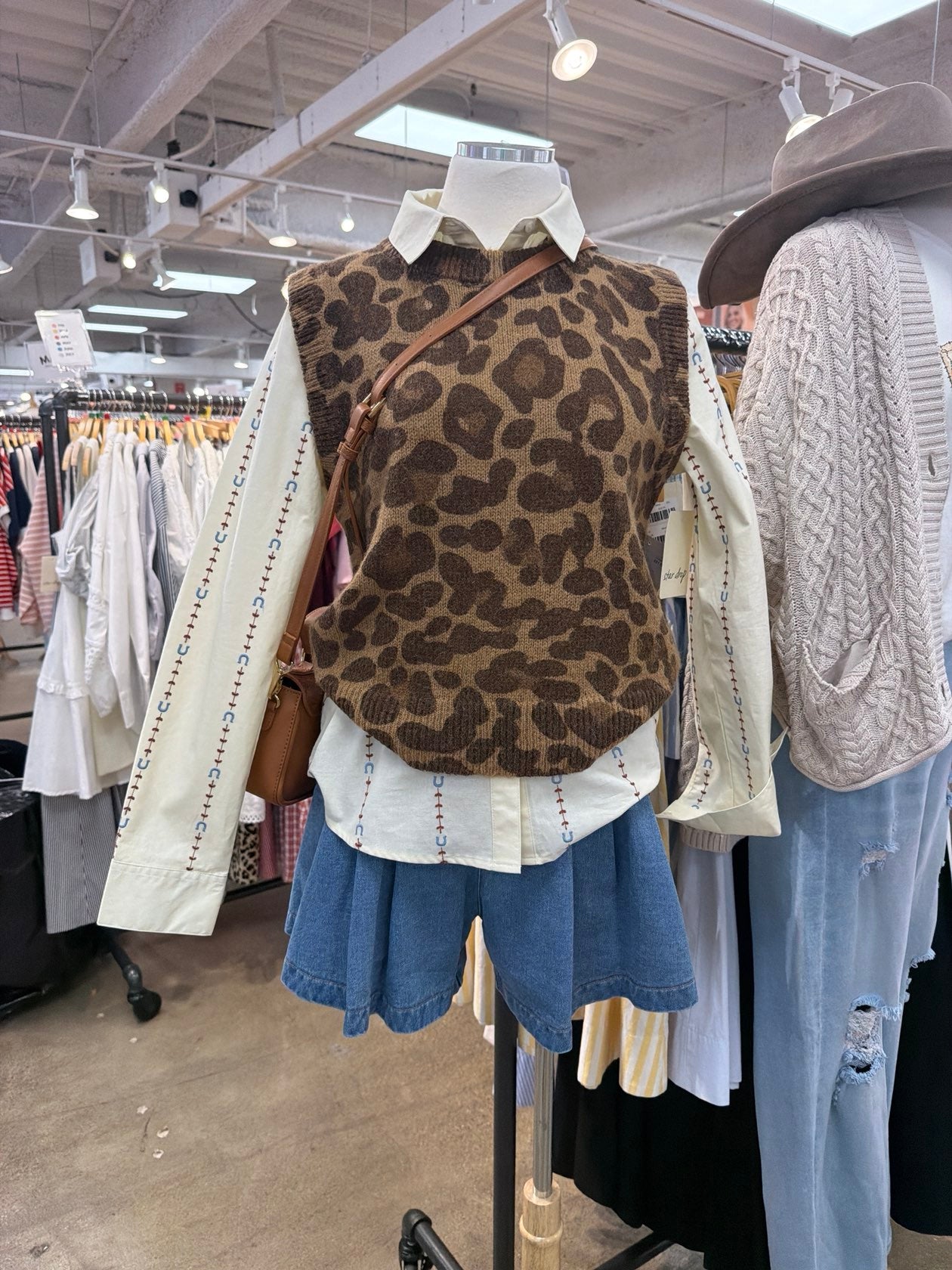 Lucky Horseshoe Embroidered Button Down Shirt