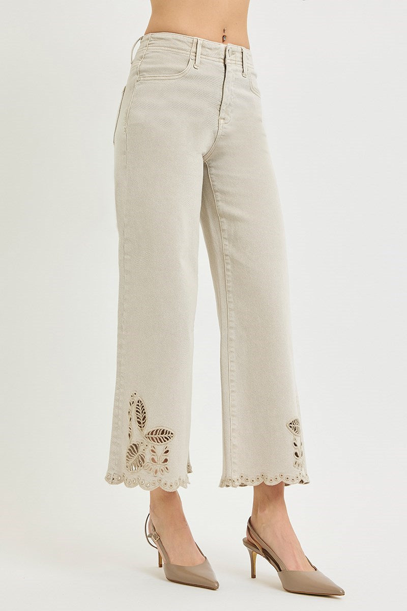 Almond Scallop Denim