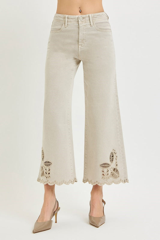 Almond Scallop Denim