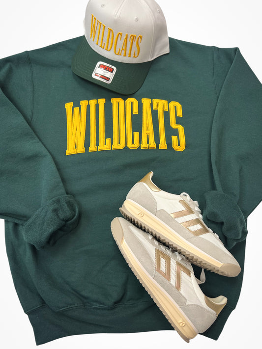 Dark Green Trucker Hat “Wildcats”