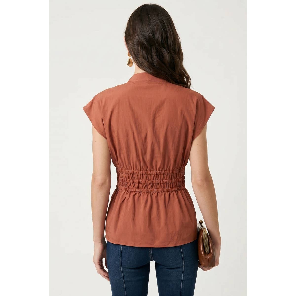 Sienna Skies Vneck Blouse
