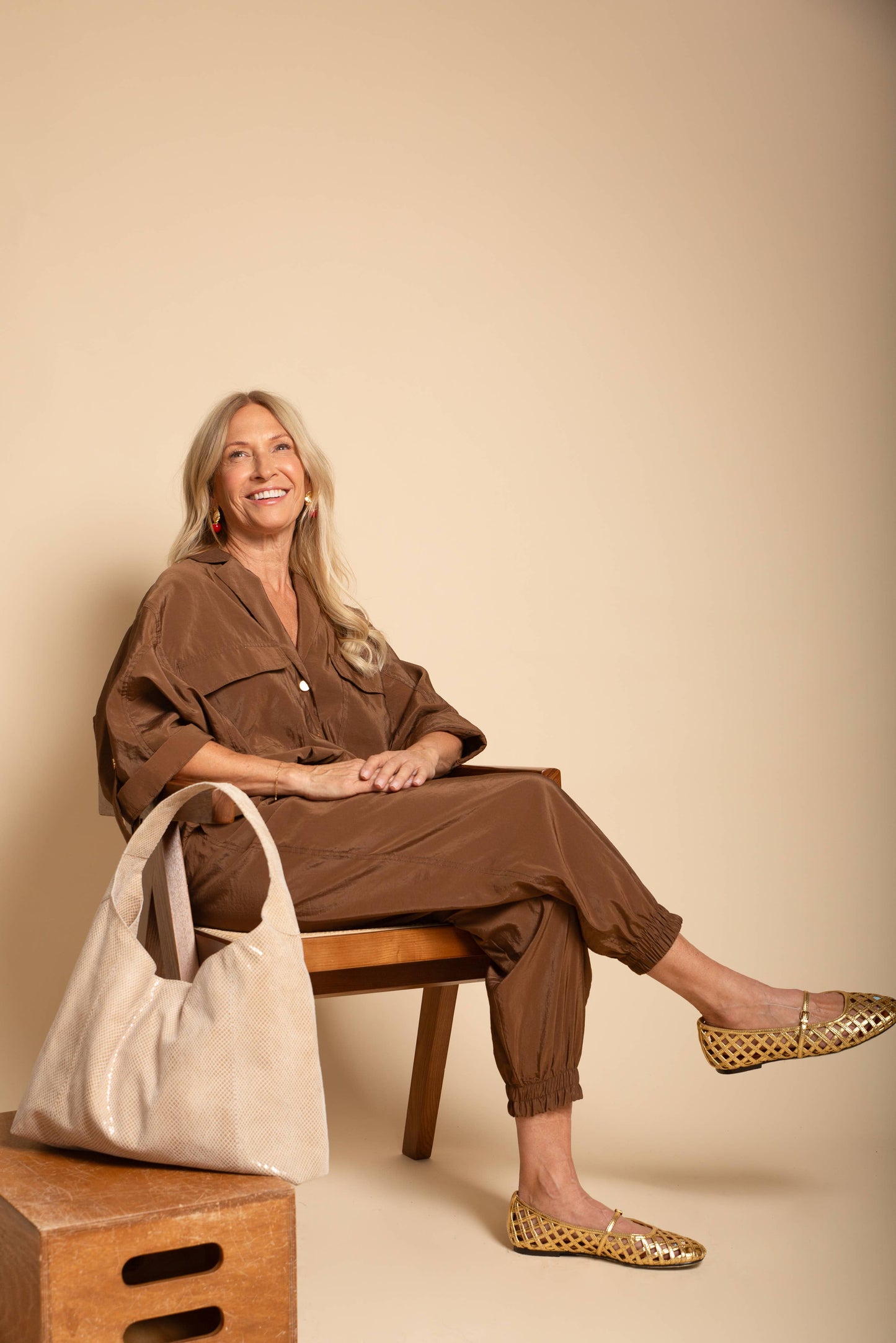 Petite Lindsey Handcrafted Leather Shoulder Bag