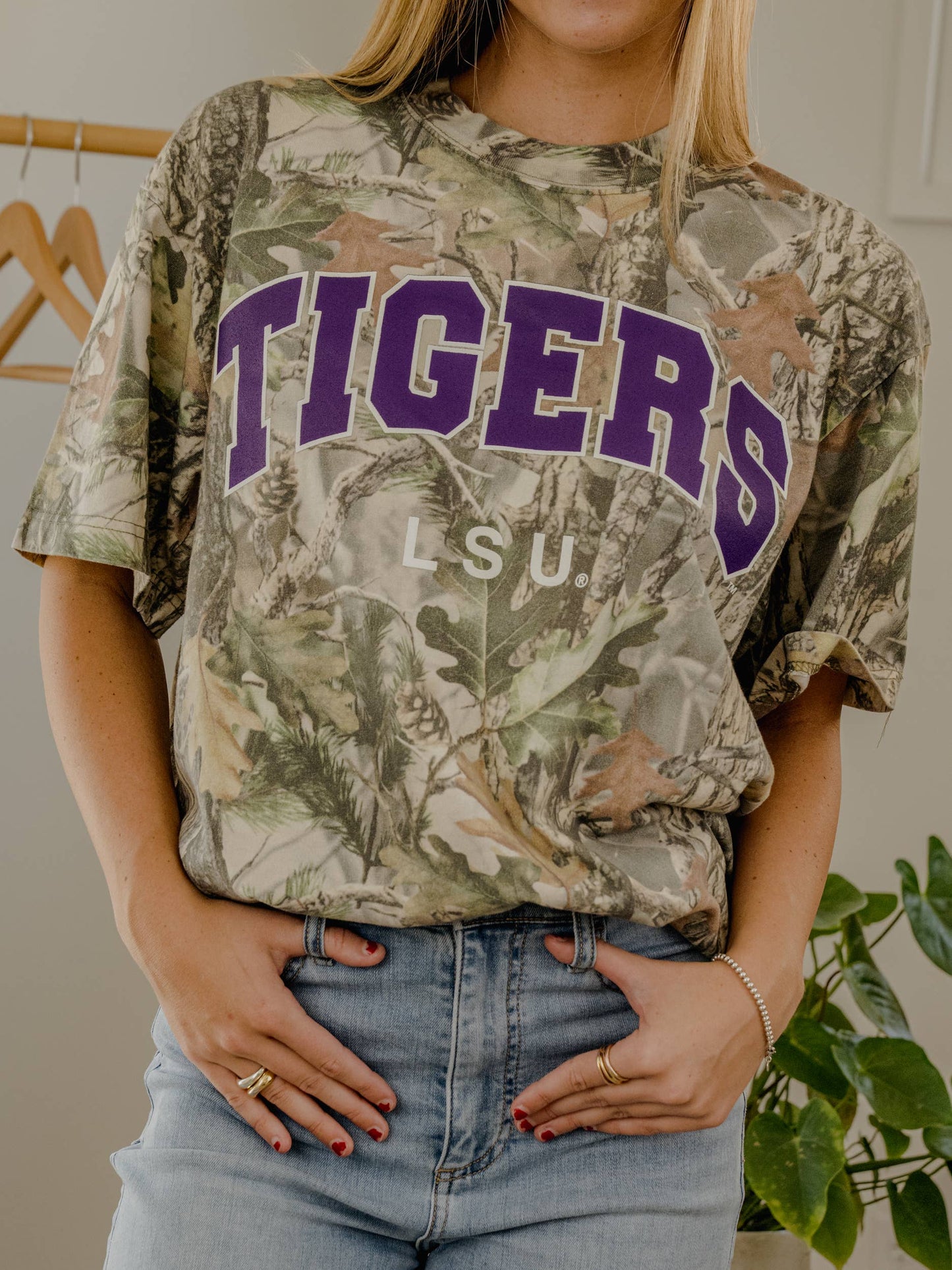 LSU Tigers Filled Gault Camo Tee