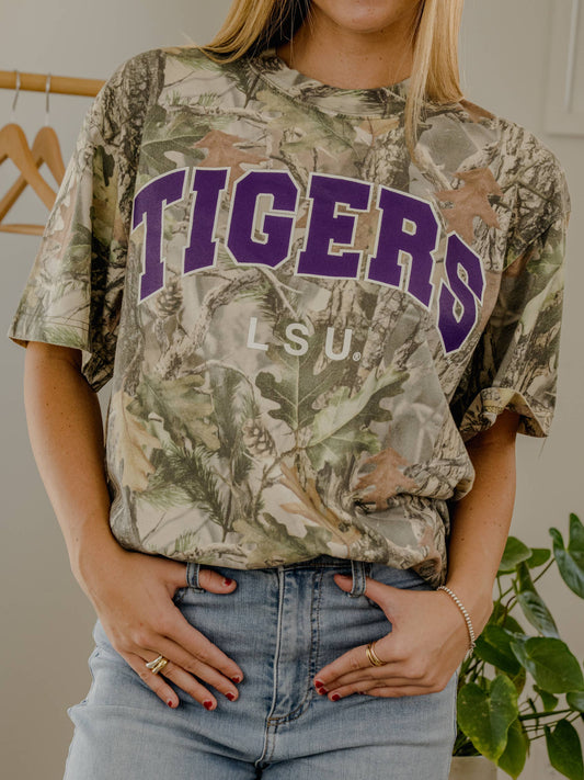 LSU Tigers Filled Gault Camo Tee