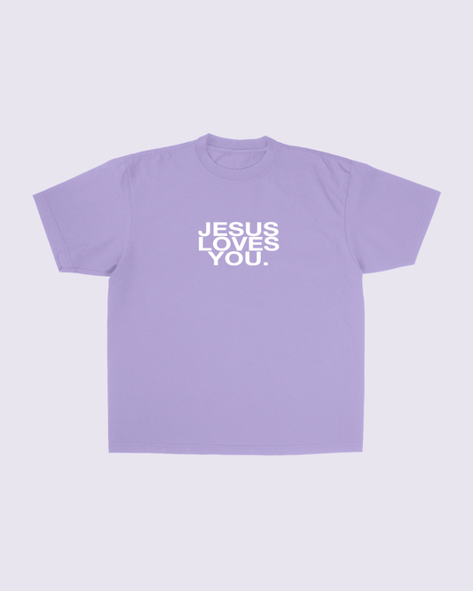 NEW || Lavender Cloud Logo Tee