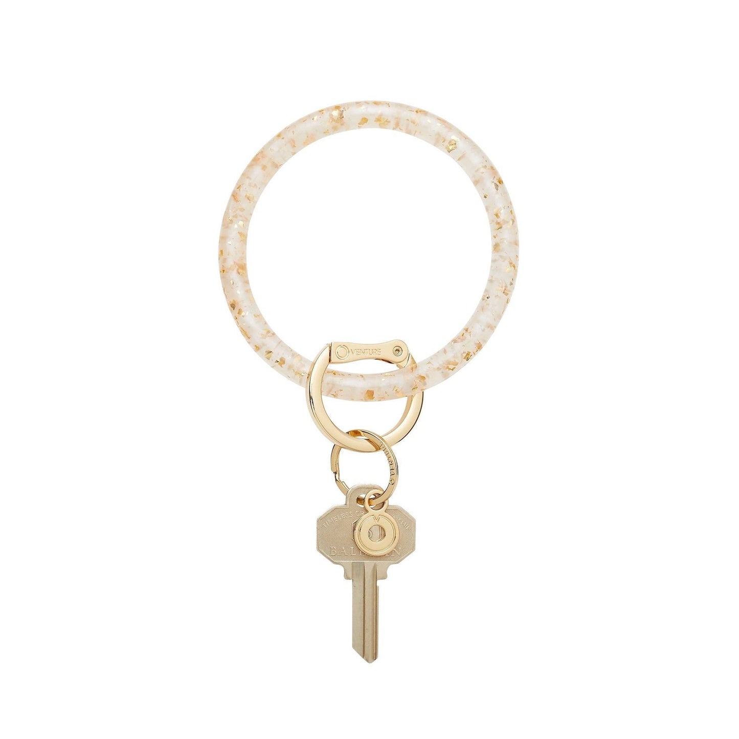 Resin Big O® Key Ring - 24 Karat Gold