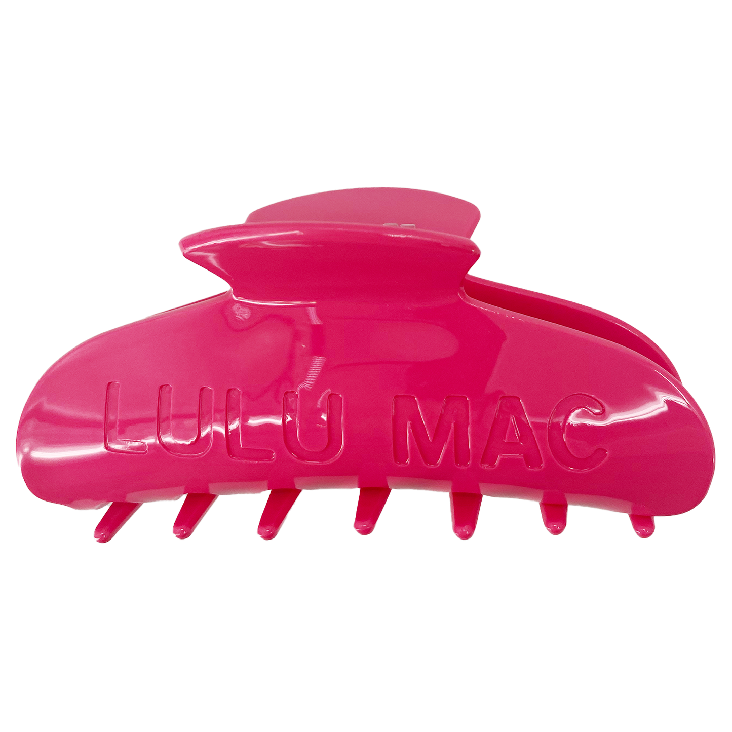 LULU MAC HAIR CLIPS Hot Pink