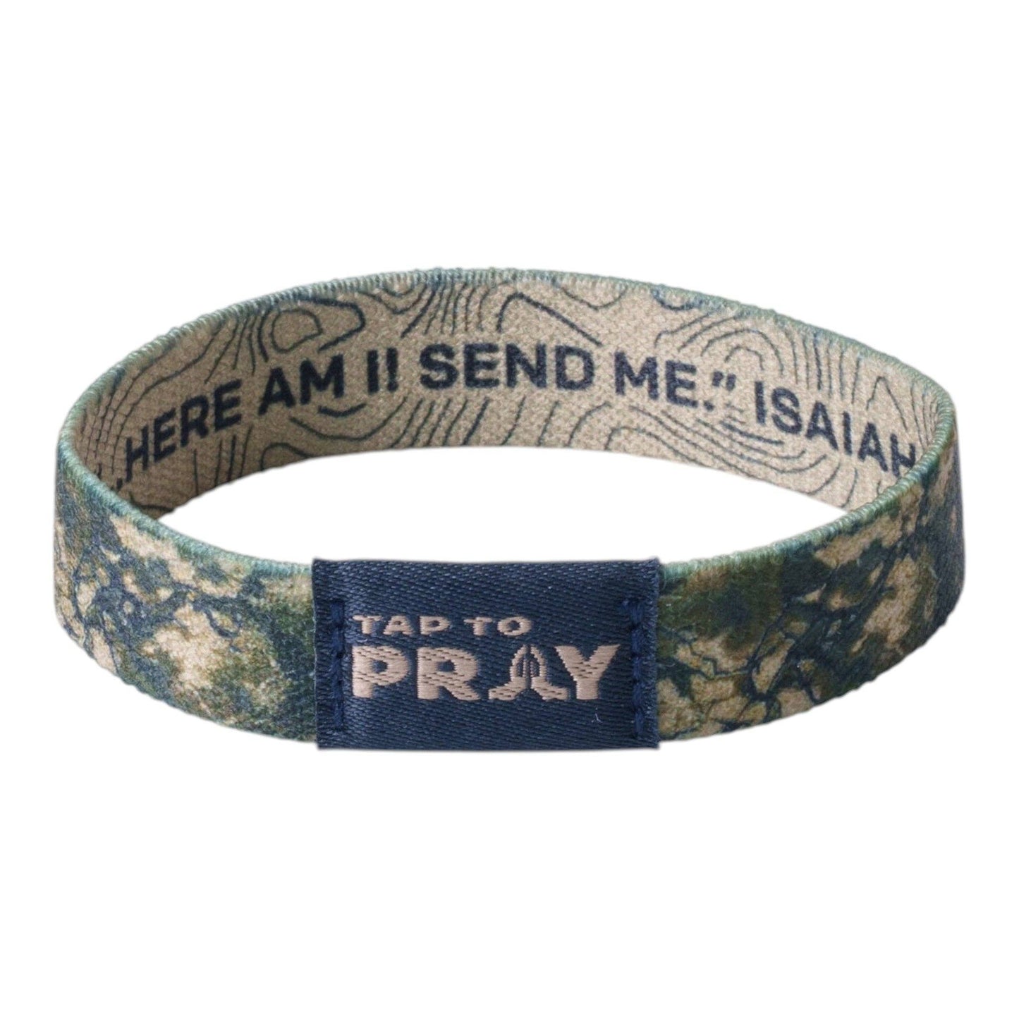 Tap To Pray® Wristband – Valor Camo