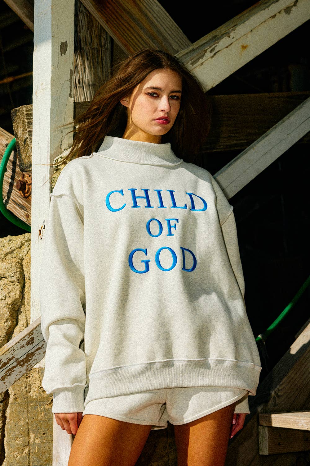 CHILDOFGOD 'Child of God' Embroidered Sweatshirt