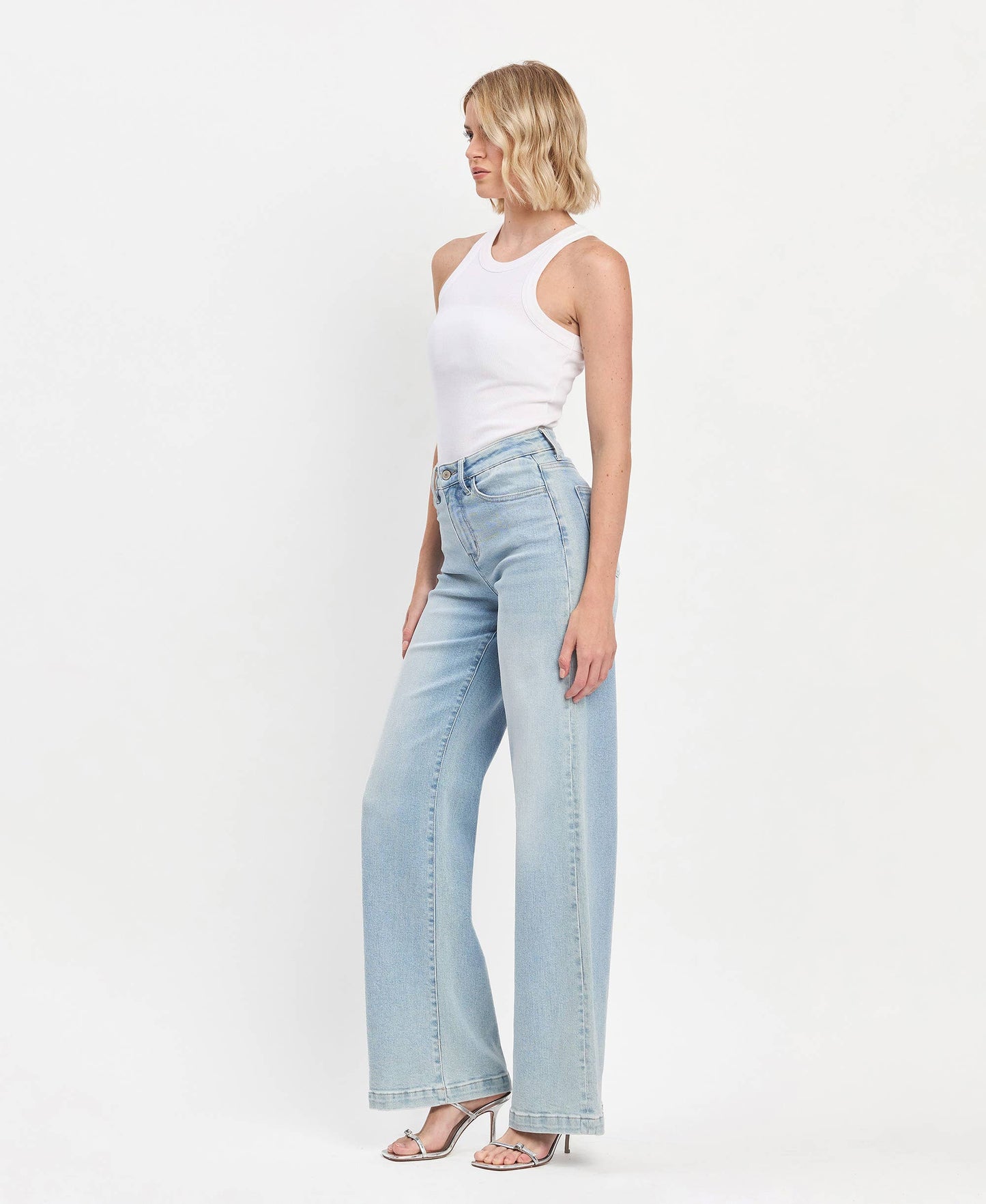 Optimistic HR Wide Leg Denim