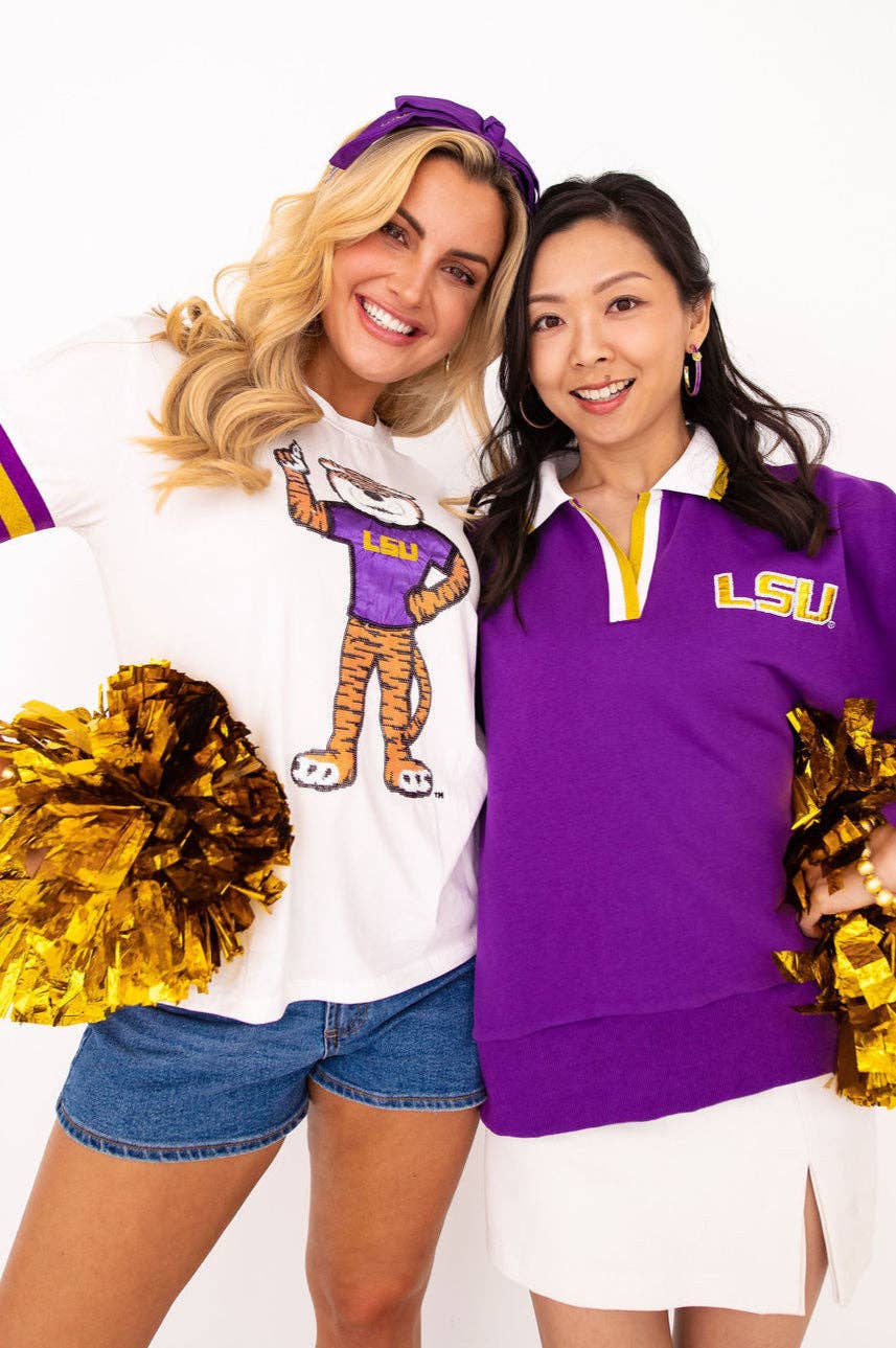 LSU Sparkle Logo Tee