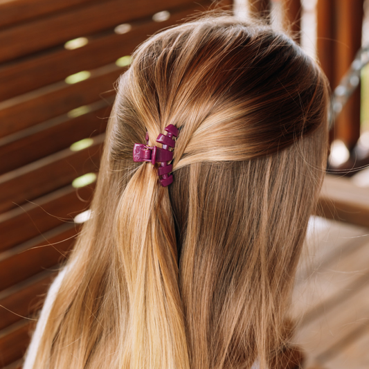 Classic Mulberry Tiny Claw Clip