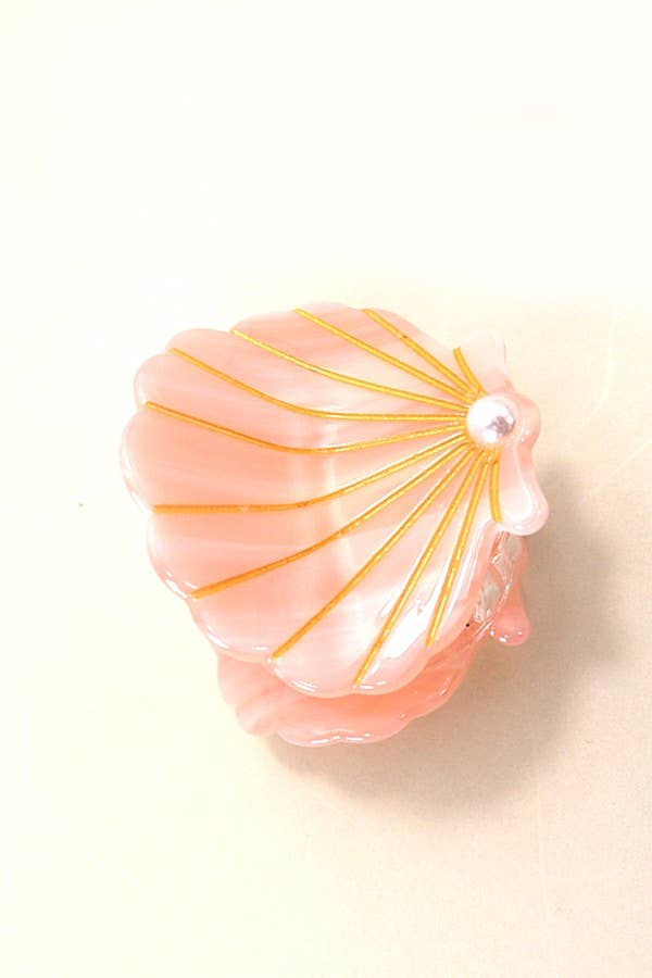 SEASHELL Pearl HAIR CLAW CLIPS
