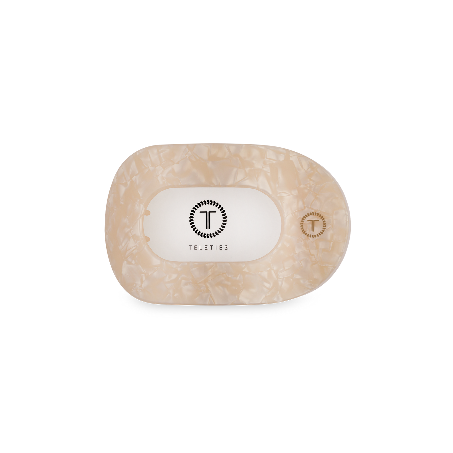 Flat Round Hair Clip | Small | Soft Surf