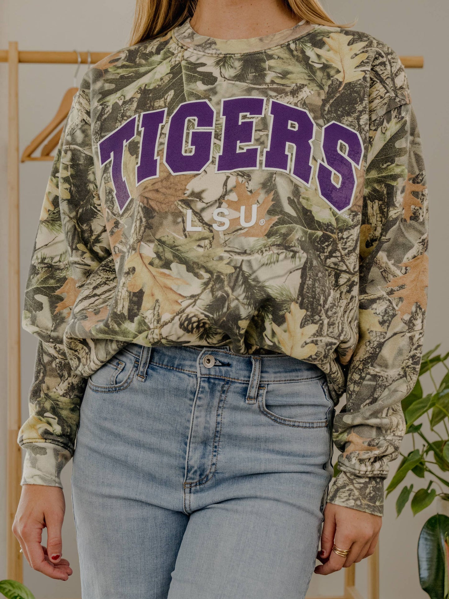 LSU Tigers Filled Gault Camo Sweatshirt
