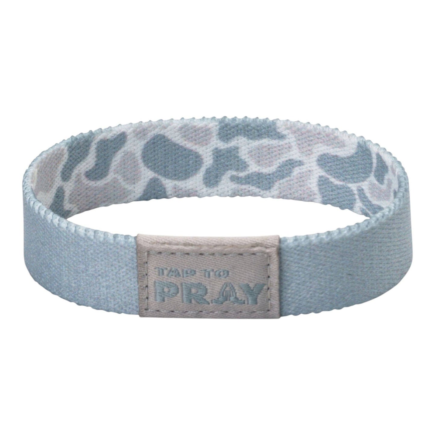Tap To Pray® Wristband – River Rock Camo - Aspen