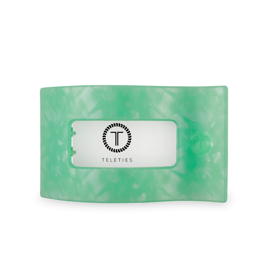 Flat Rectangle Hair Clip | Large | Spring Splash