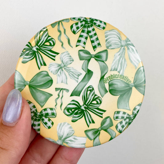 Bowland - Green & Yellow - Game Day Button