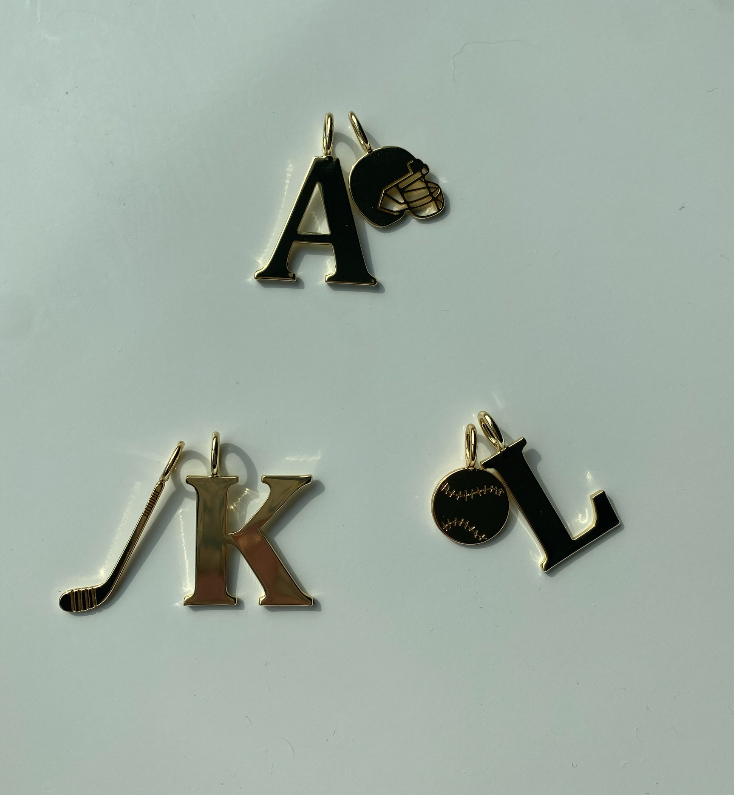 All-American Initial Charm