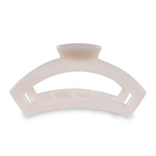 Open Hair Clip | Large | Coconut White