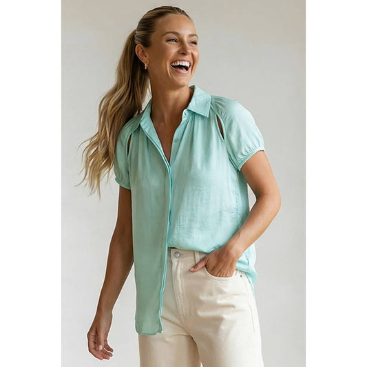 Aqua Breeze Blouse