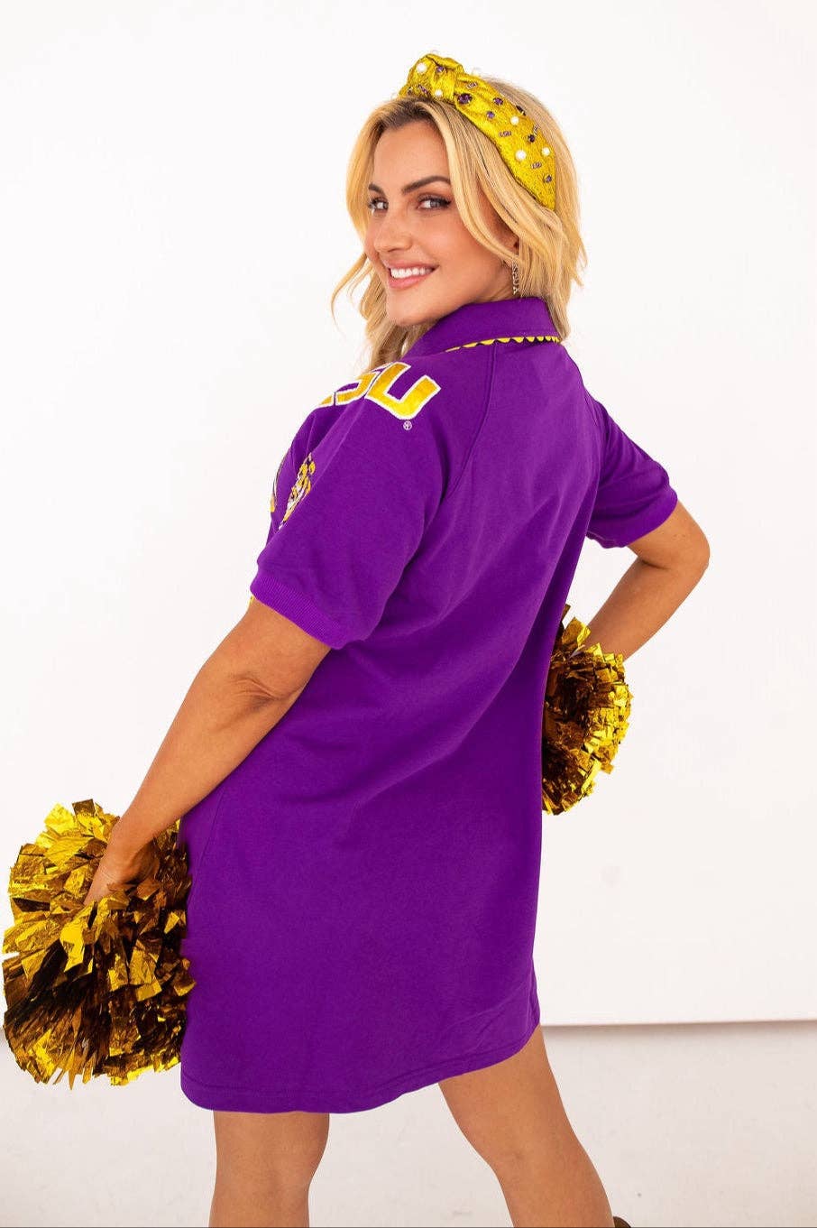 LSU Logo Patch Dress