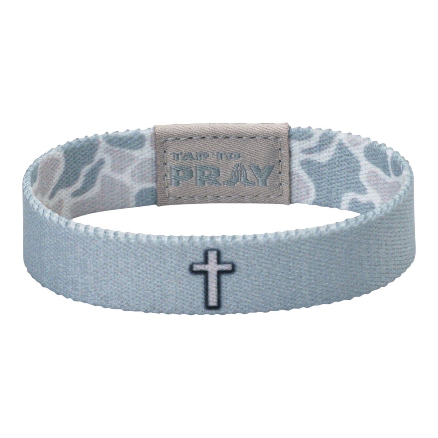 Tap To Pray® Wristband – River Rock Camo - Aspen