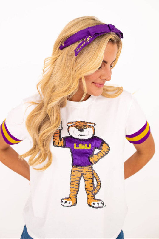 LSU Sparkle Logo Tee