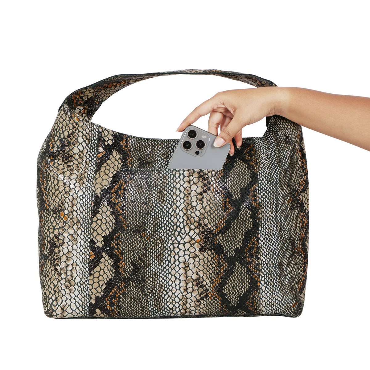Petite Lindsey Handcrafted Leather Shoulder Bag