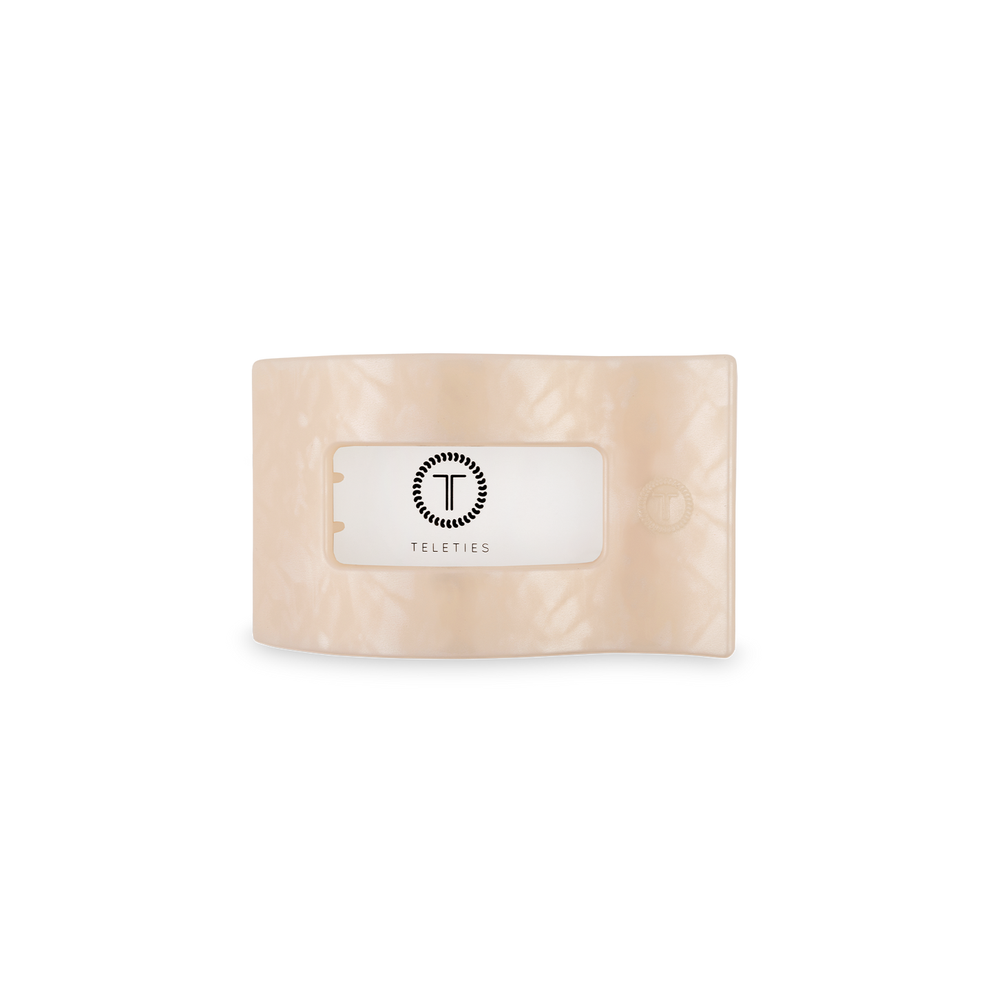 Flat Rectangle Hair Clip | Small | Soft Surf