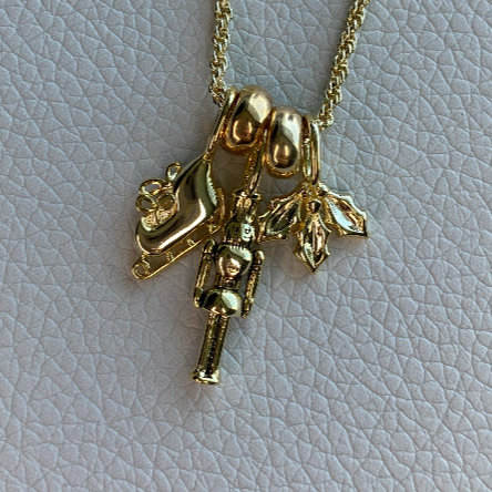 Christmas Tree Charm in Multicolor