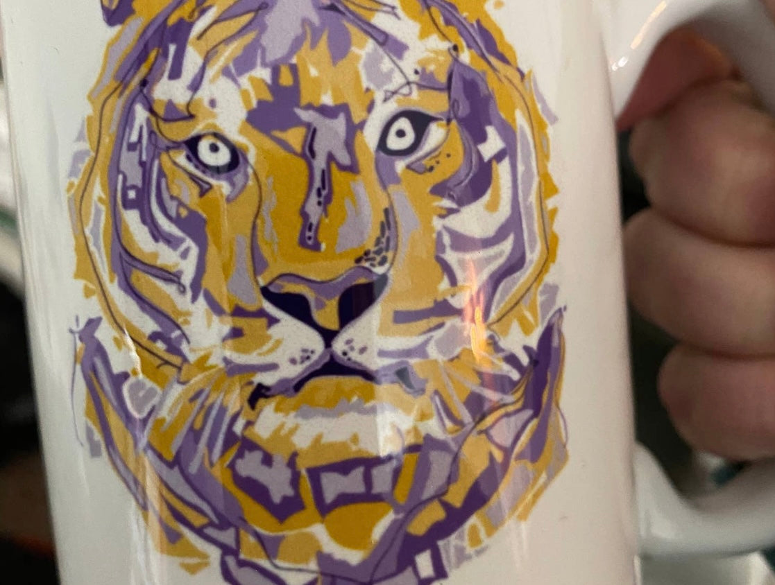 Layered Tiger Coffee Mug
