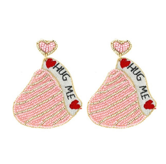 Hug Me Beaded Earrings