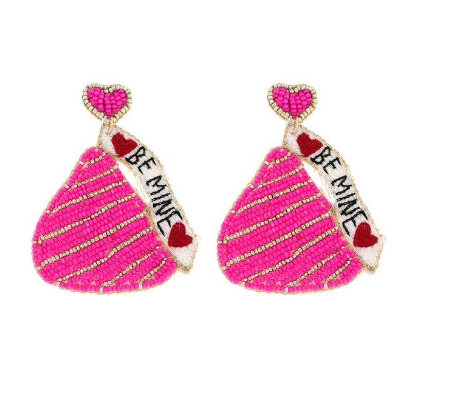 Be Mine Beaded Earrings